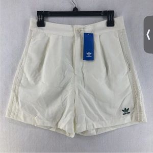 Adidas originals off white shorts new with tags size small